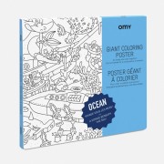 OMY GIANT COLORING OCEAN POSTER
