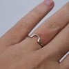 AMEJEWELS INTERLACEMENT RING IN SILVER 925