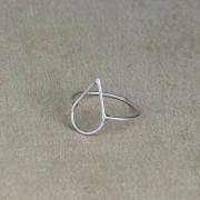 AMEJEWELS TRIANGLE RING IN SILVER 925