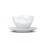 TASSEN COFFEE CUP GRINNING WHITE