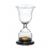 PUEBCO TROPHY SHAPED SANDGLASS WHITE N.3
