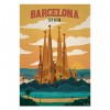 SERGEANT PAPER POSTER "BARCELONA" BY ALEX ASFOUR