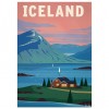 SERGEANT PAPER ART PRINT "ICELAND" BY ALEX ASFOUR