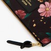 WOUF BLACK FLOWERS LARGE POUCH
