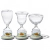 PUEBCO TROPHY SHAPED SANDGLASS WHITE N.2
