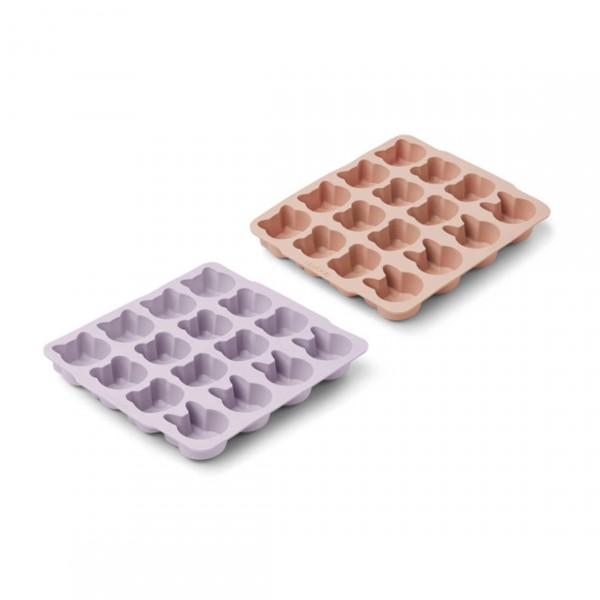 LIEWOOD "SONNY" ICE CUBE TRAY 2 PACK MINT MIX