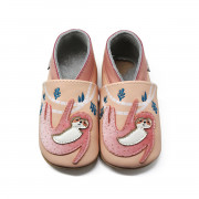 LAIT ET MIEL SOFT LEATHER BABY SLIPPERS MERMAID