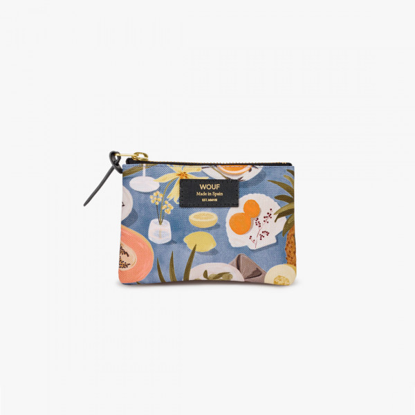 WOUF BLUE BIRDS SMALL POUCH
