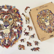 LUBIWOOD PUZZLE IN LEGNO MIGHTY LION A4