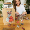 LUBIWOOD PUZZLE IN LEGNO CUNNING FOX A4