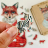 LUBIWOOD PUZZLE IN LEGNO CUNNING FOX A4