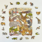 LUBIWOOD PUZZLE IN LEGNO AFRICAN SAVANNA A4