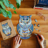 LUBIWOOD PUZZLE IN LEGNO COSMIC OWL A5