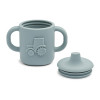 LIEWOOD "AMELIO" SILICONE SIPPY CUP TRACTOR BLUE