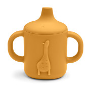 LIEWOOD "AMELIO" SILICONE SIPPY CUP GIRAFFE YELLOW