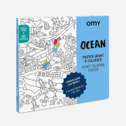 OMY OCEAN GIANT COLORING POSTER