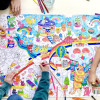 OMY CRAZY MUSEUM GIANT COLORING POSTER