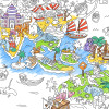 OMY PIRATES GIANT COLORING POSTER
