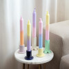 NORDTRICE TAPER CANDLES 5 PACK PASTEL PARTY MIX