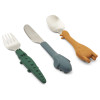 LIEWOOD "TOVE" SILICONE CUTLERY SET 3-PACK ANIMAL