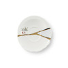 SELETTI KINTSUGI COFFEE CUP WITH SAUCER DOUBLE HANDLE