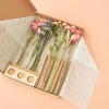 WILDFLOWERS GIFTBOX DRIED FLOWERS WITH VASES PINK