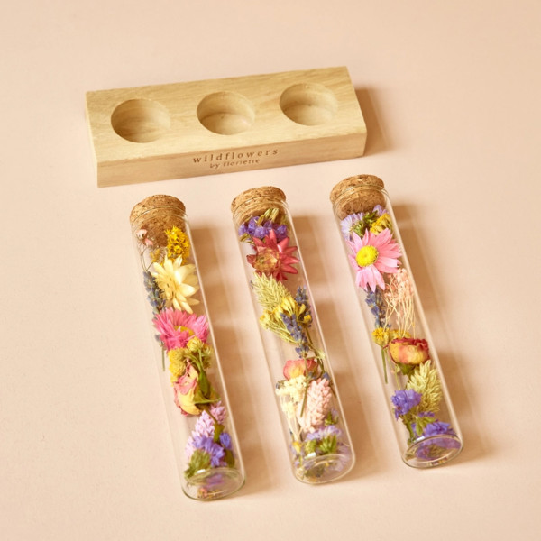 Wildflowers Set Regalo Fiori Secchi In Vasetto - immagine 3
