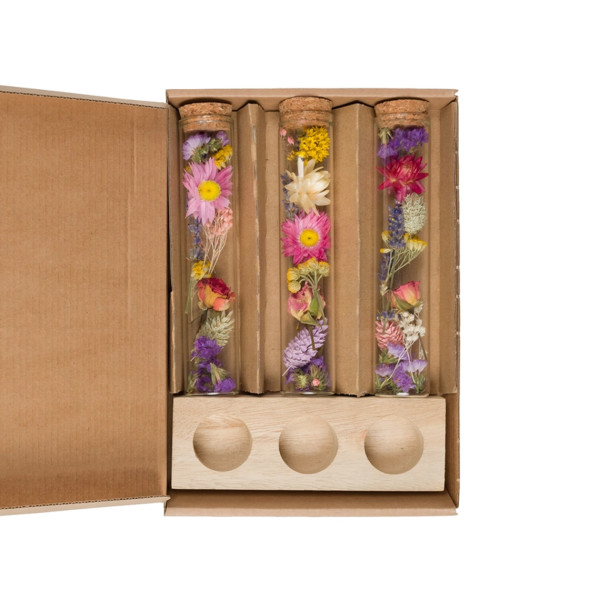 Wildflowers Set Regalo Fiori Secchi In Vasetto - immagine 4