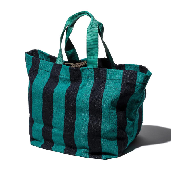 Puebco Borsa A Righe Turchese - immagine 3