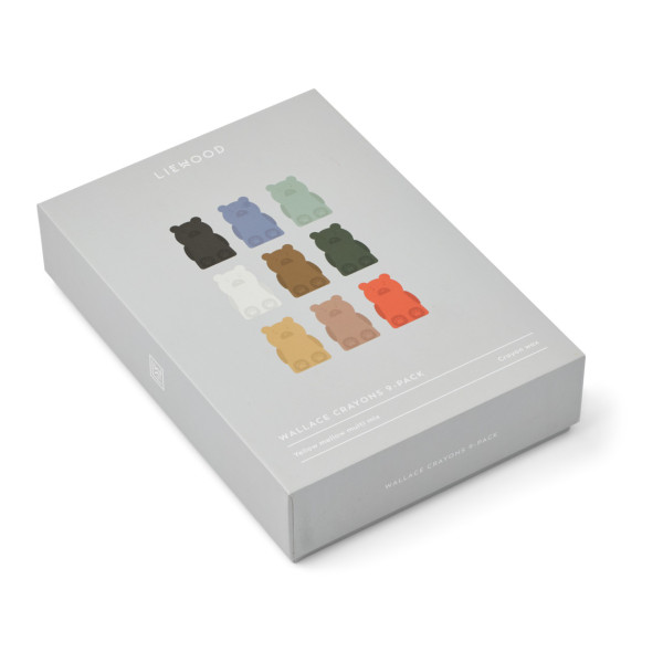 Liewood "wallace" Set 9 Pastelli A Cera Orsetto - immagine 3