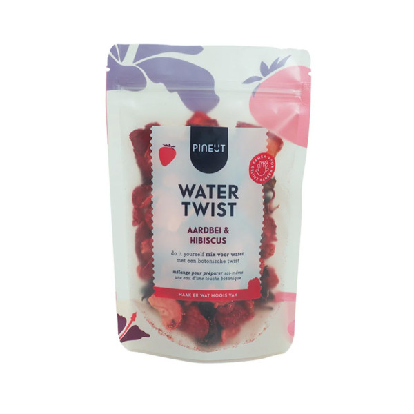 Pineut Table Water Pouchbag Strawberry And Hibiscus