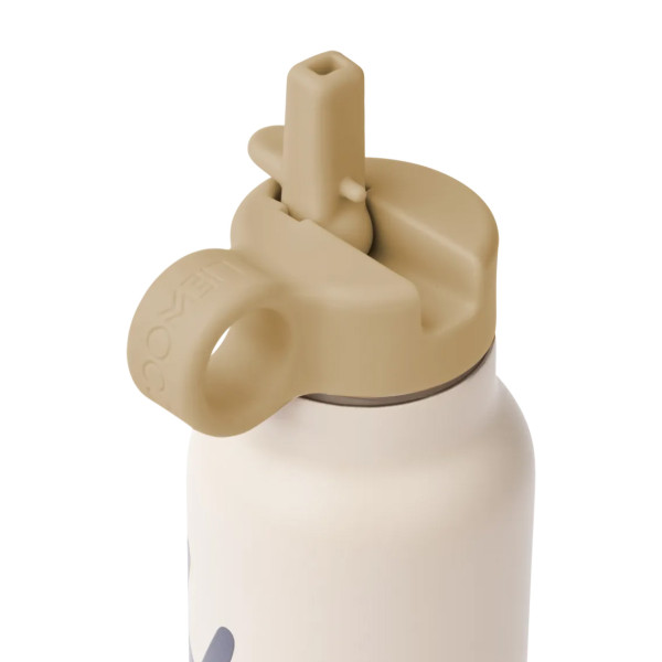Liewood "falk" Water Bottle 350ml Bunny Sandy - Image 3