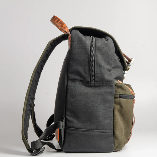Jaggery Zaino In Canvas Militare Riciclato - immagine 2
