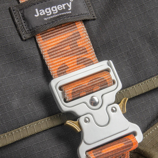Jaggery Zaino In Canvas Militare Riciclato - immagine 4