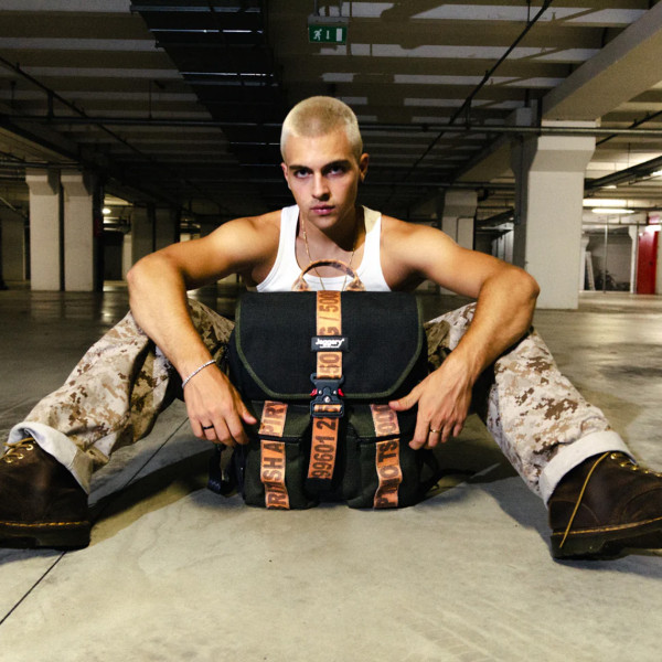 Jaggery Zaino In Canvas Militare Riciclato - immagine 6