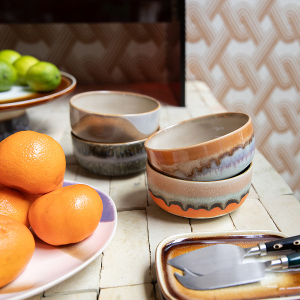 Hk Living Set 4 Ciotole Tapas 70's Crystal - immagine 2