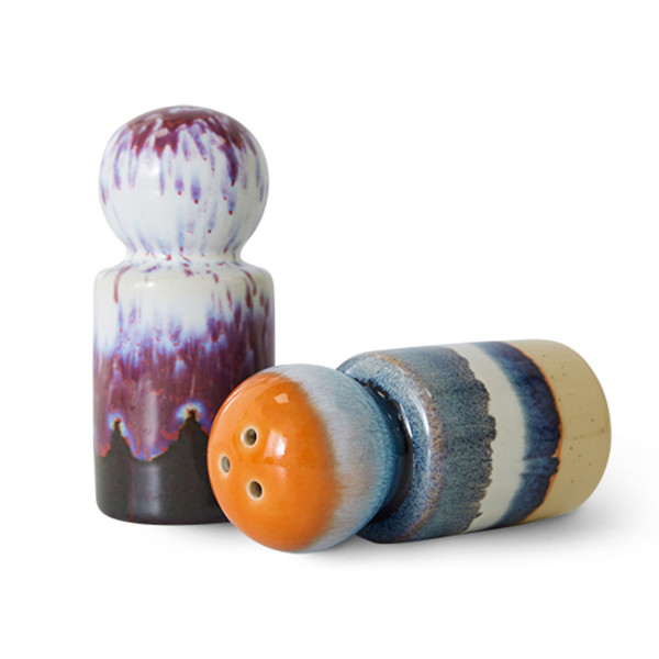 Hk Living 70's Ceramics Peper & Salt Jar Stargaze
