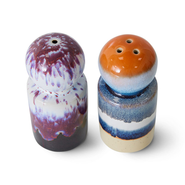Hk Living 70's Ceramics Peper & Salt Jar Stargaze - Image 4