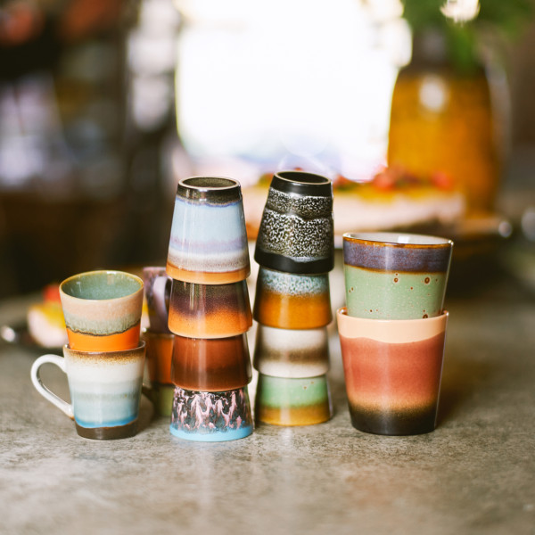Hk Living Set 4 Tazzine Da Caffè 70's Solar - immagine 2