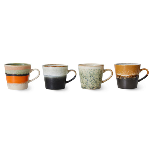 Hk Living Set 4 Mug 70's Verve - immagine 2