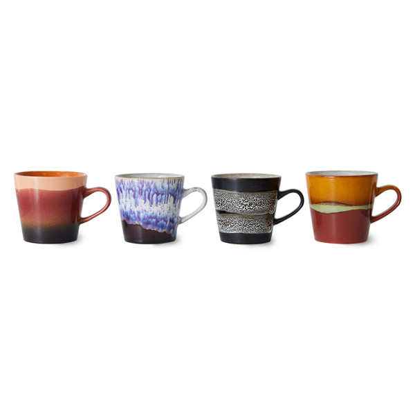 Hk Living Set 4 Mug 70's Friction - immagine 3