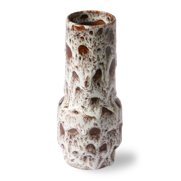 Hk Living Vaso Retrò Lava Bianco - immagine 3