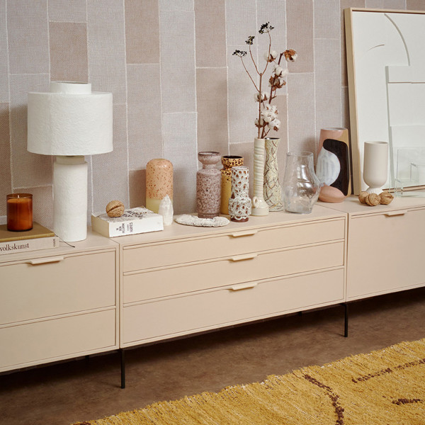 Hk Living Vaso Retrò Lava Bianco - immagine 4