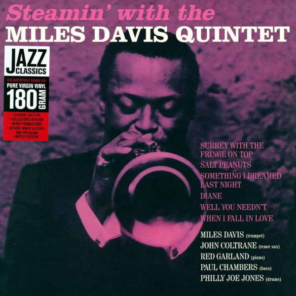 Miles Davis "steamin' With The Miles Davis Quintet" Vinyl