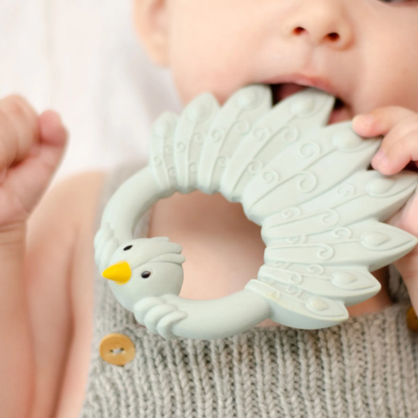 Natruba Teethers Light Blue Peacock - Image 2