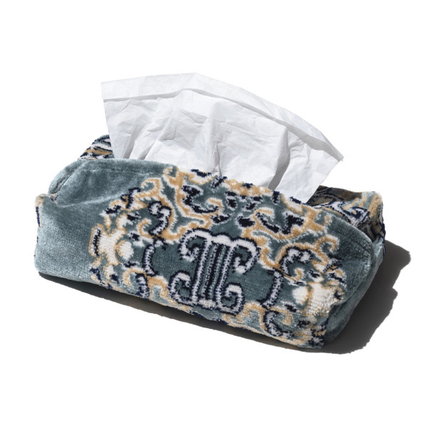 Puebco Rug Fabric Tissue Case Blue