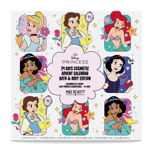 Mad Beauty 24 Day Advent Cosmetic Disney Princess