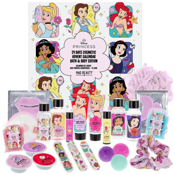 Mad Beauty 24 Day Advent Cosmetic Disney Princess - Image 2