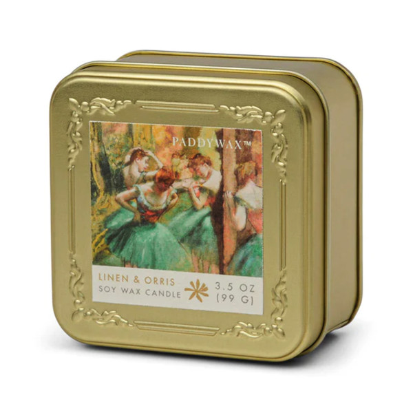 Paddywax Impressionist Candle Degas French Linen + Orris