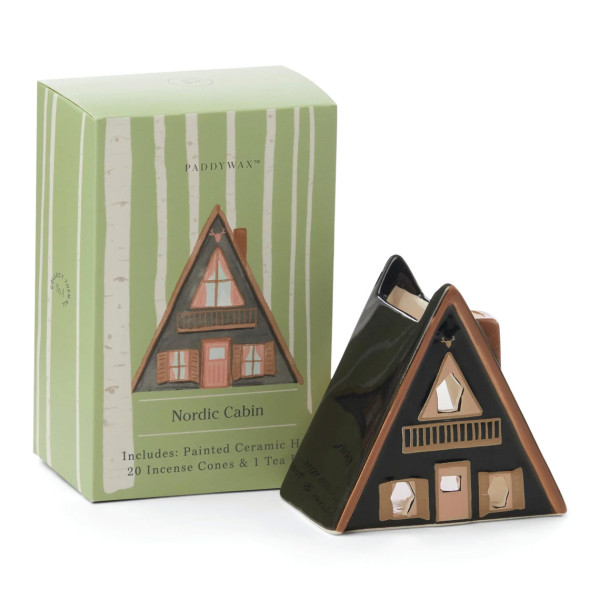 Paddywax Casetta Porta Incenso Baita Nordica 01